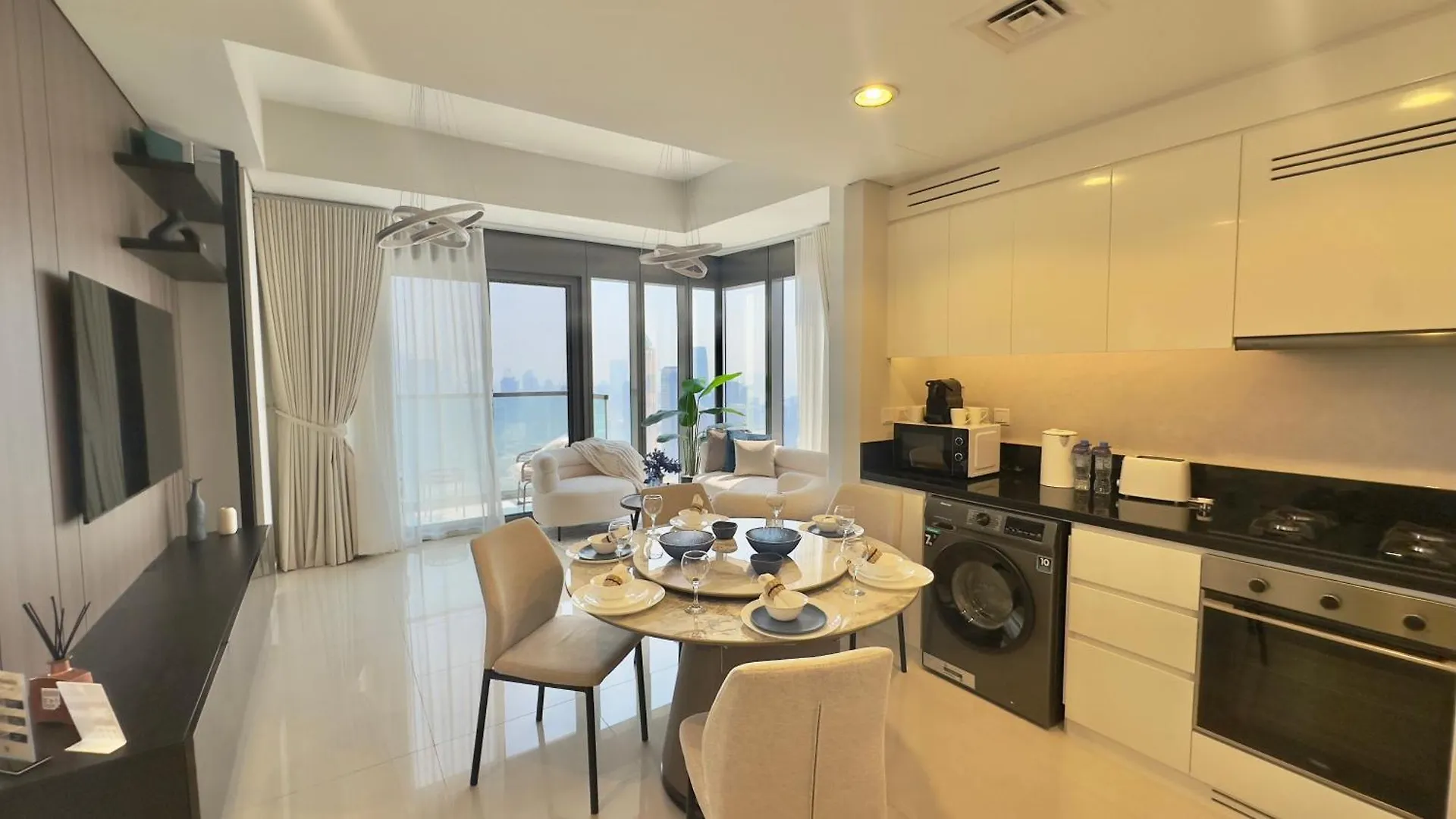 Premium 3Br W Skyline Views Luxury At Floor 50 By Vibel Apartamento Dubai 0*,  Emirados Árabes Unidos