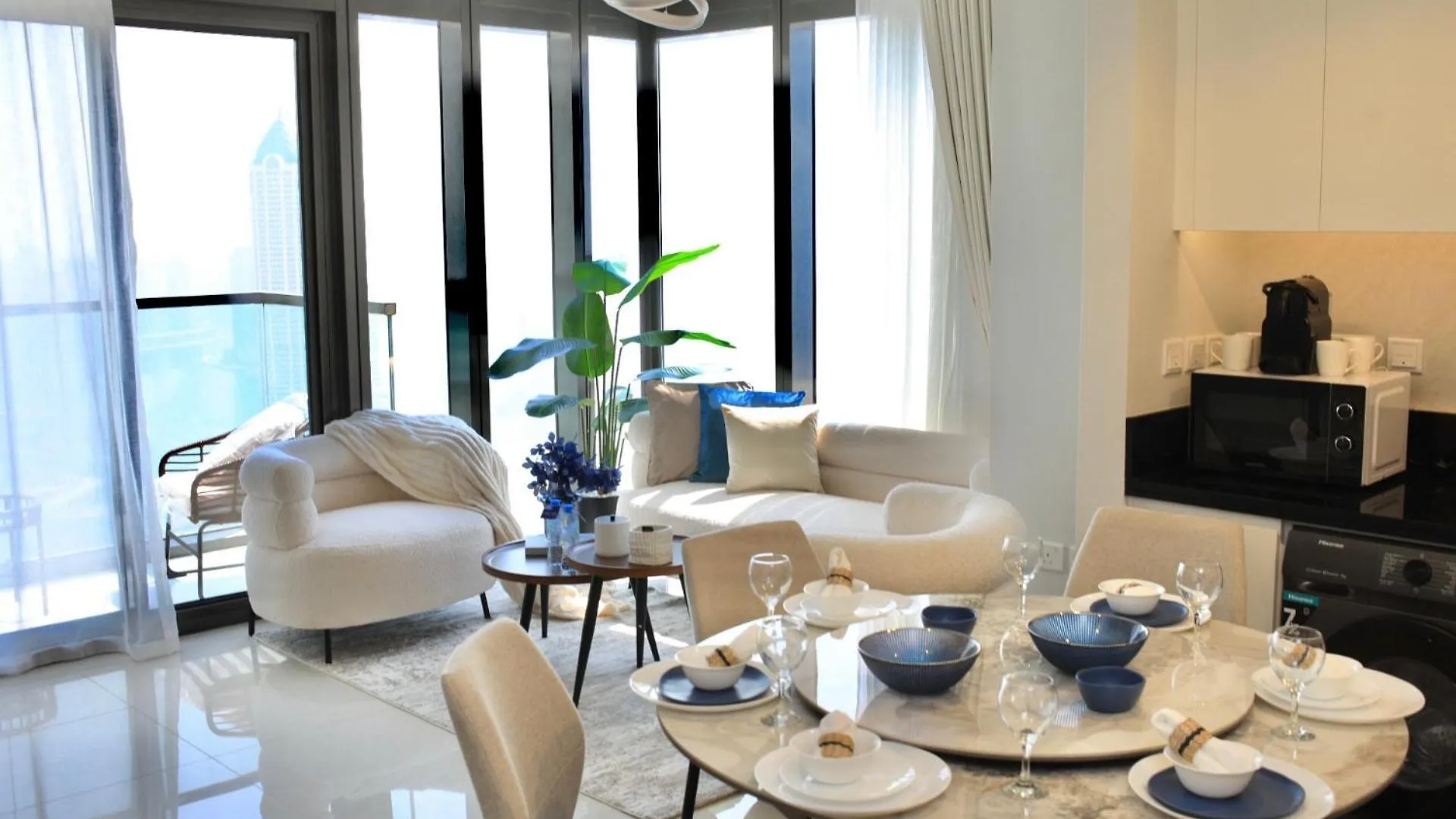 Апартаменты Premium 3Br W Skyline Views Luxury At Floor 50 By Vibel Дубай 0*,  ОАЭ